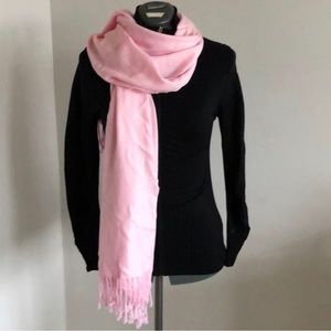 Baby Pink Pashmina Scarf